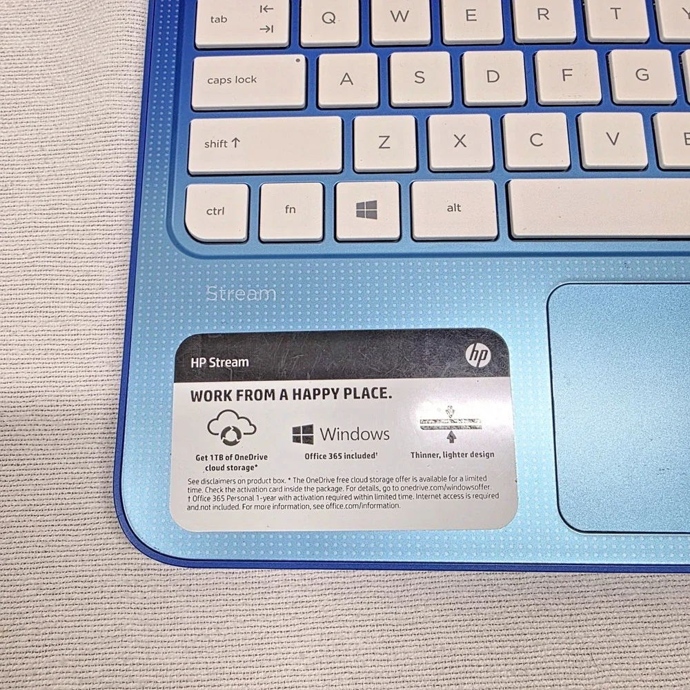 HP Stream Blue Model 11-d010nr For Parts & Repair No Charger